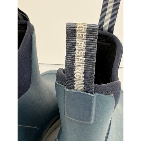 HUK Performance Waterproof Rogue Wave Boots Men’s 12 Navy Blue Pull On - Picture 9 of 15